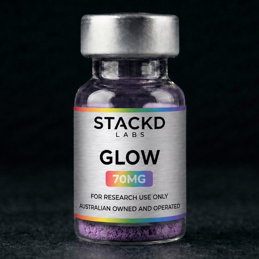 GLOW Research Peptide Blend (Lyophilised) | Lab Grade Supplier Australia