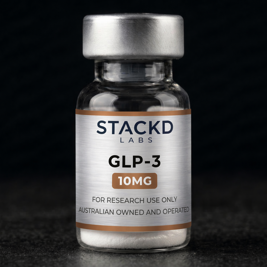 GLP-3 (Reta) Research Peptide (Lyophilised) | Lab Grade Supplier Australia 10mg lyophilised research peptide Australia