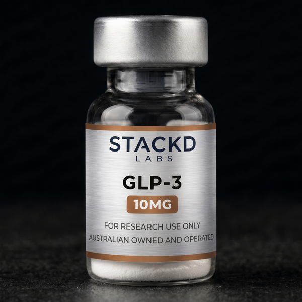 GLP-3 (Reta) Research Peptide (Lyophilised) | Lab Grade Supplier Australia 10mg lyophilised research peptide Australia