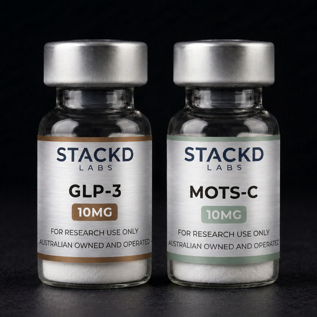 GLP-3 (Reta) + MOTS-c Kit lyophilised research peptide Australia