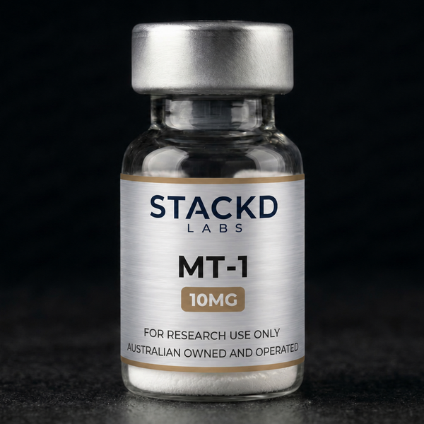 MT-1 Research Peptide Blend (Lyophilised) | Lab Grade Supplier Australia 10mg lyophilised research peptide Australia