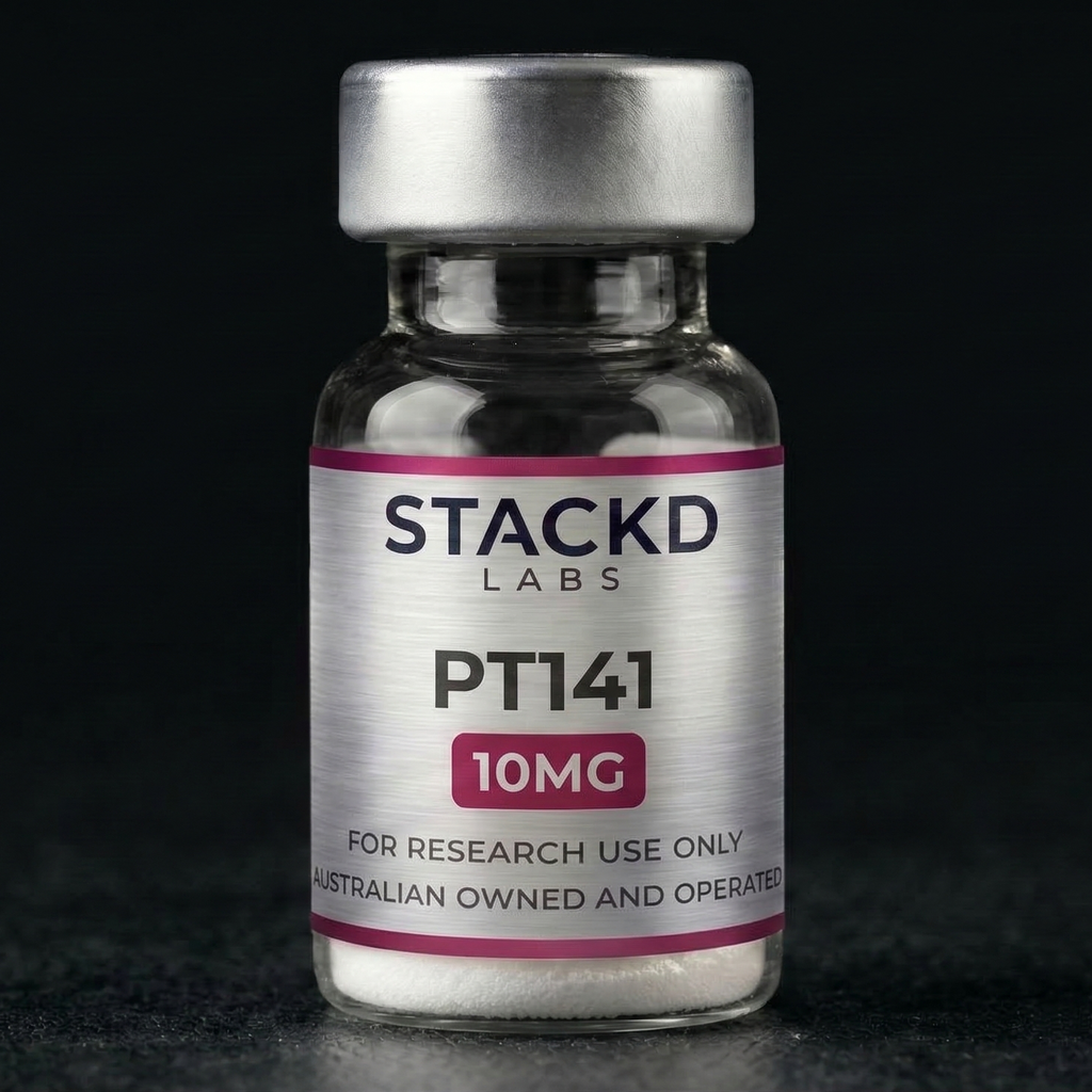 PT-141 10mg Research Peptide (Lyophilised) | Lab Grade Supplier Australia lyophilised research peptide Australia