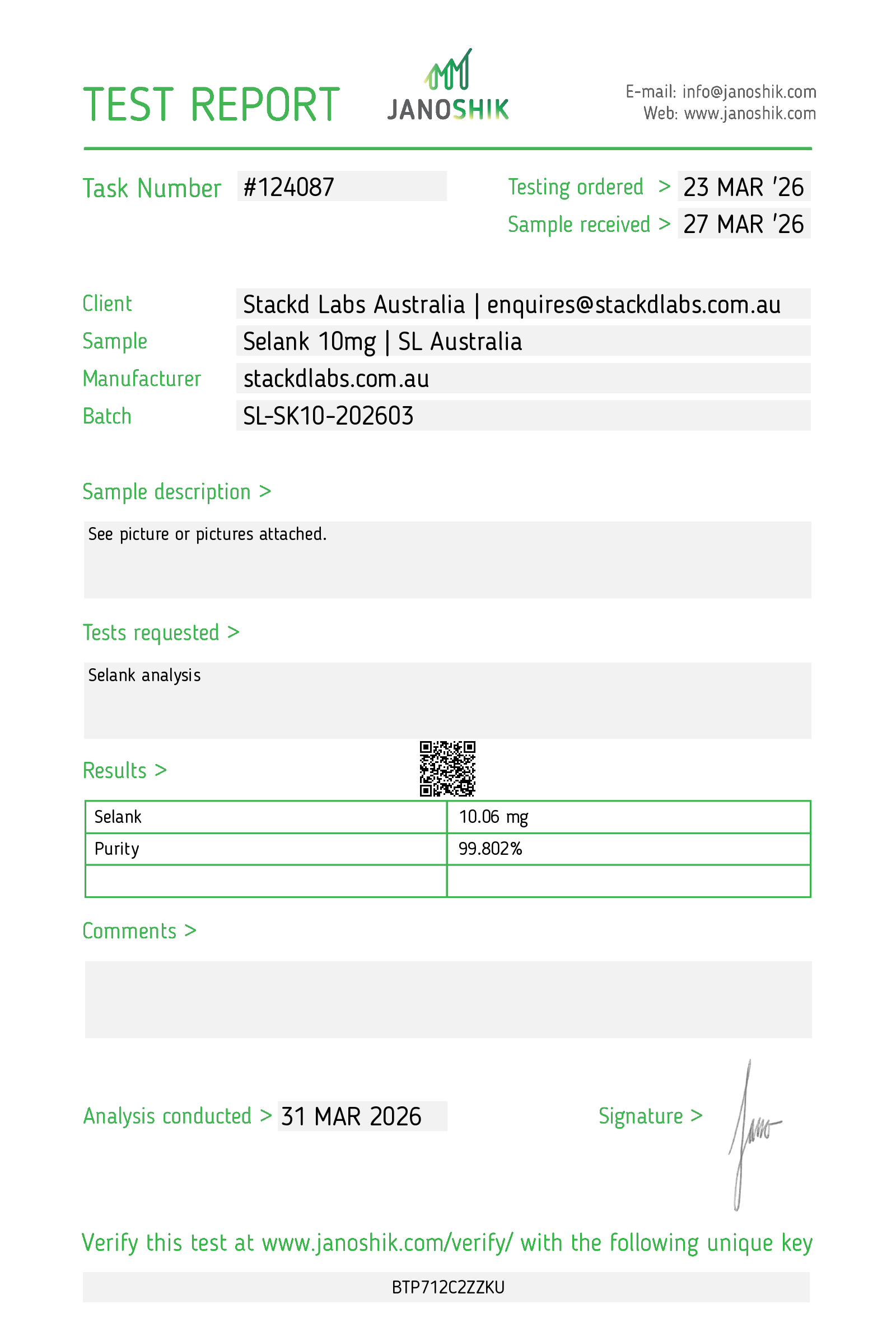 Selank Research Peptide (Lyophilised) | Lab Grade Supplier Australia lyophilised research peptide Australia